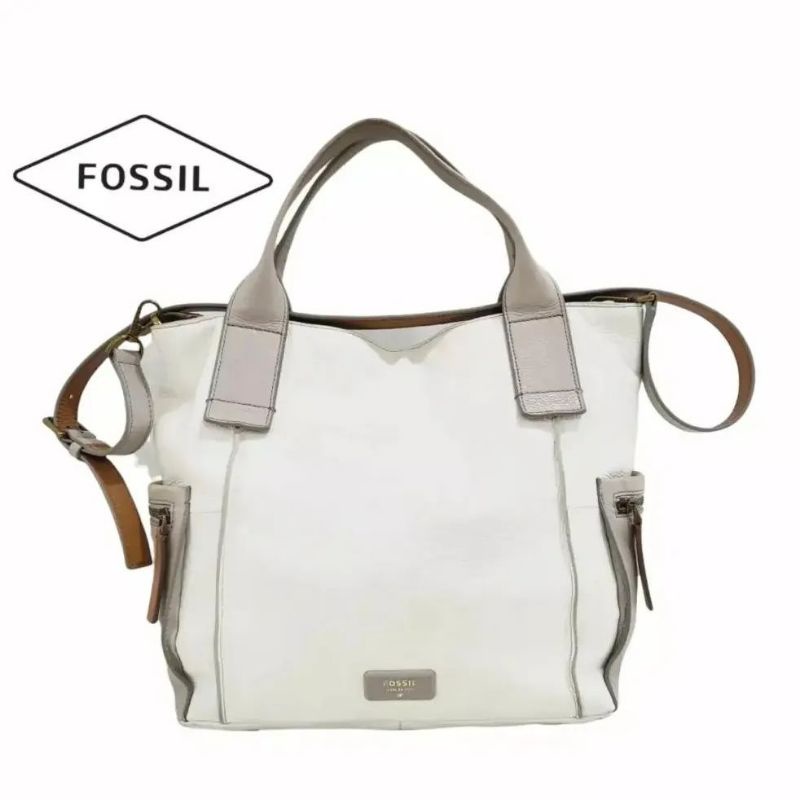 Fossil Leather 2way bag