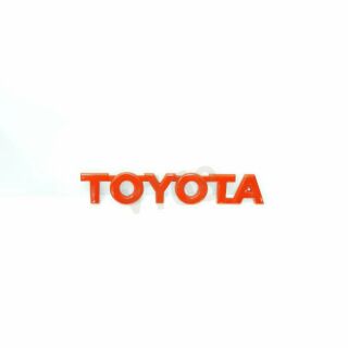 โลโก้คำว่า Toyota สีแดง สำหรับรถvigo,Revo