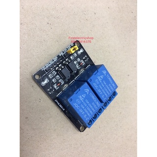 5V 2ช่องสัญญาณโมดูลรีเลย์ 5V 2 Channel Relay Module โมดูล Arduin ARM PIC AVR DSP