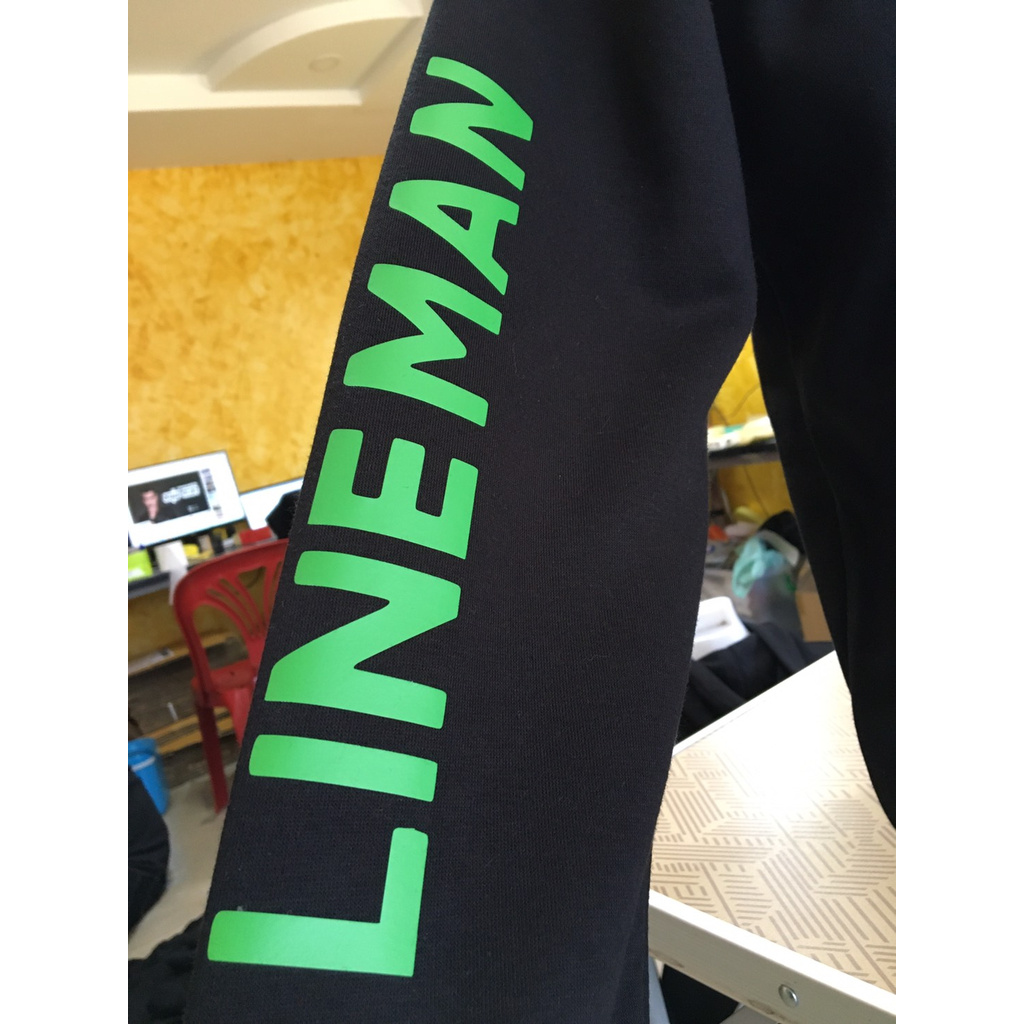 เสื้อฮู้ด LINE MAN Rider ไลน์แมน งานป้าย แบบซิป ผ้าดีเกรดA เสื้อกันหนาว ...