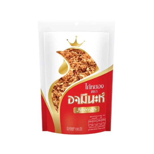 อกไก่หยอง ตรา อามีนะห์ 100 กรัม(เกรดAAA)