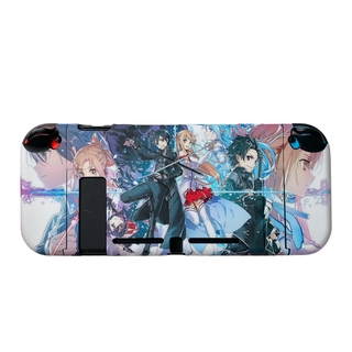 Sword Art Online Nintendo Switch Case NS NX คอนโซลป้องกันเคสแบบนิ่มสำหรับ Nintendo Switch JoyCon ฝาครอบที่มีสีสัน