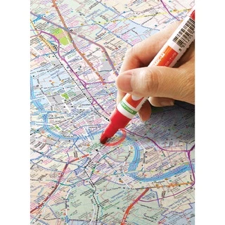 โปสเตอร์แผนที่กรุงเทพฯและโครงการรถไฟฟ้าปัจจุบัน-อนาคต Map of Bangkok and Present & Future Train Routes