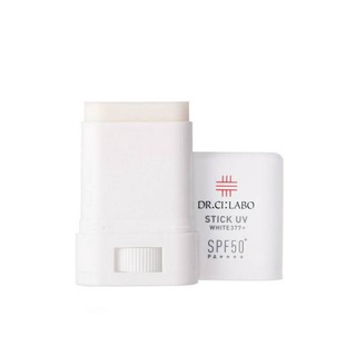 Dr. ci labo stick uv white 377+ spf50+ pa++++ 15g. สติ๊กกันแดด พกพาง่าย ใช้สะดวกมาก