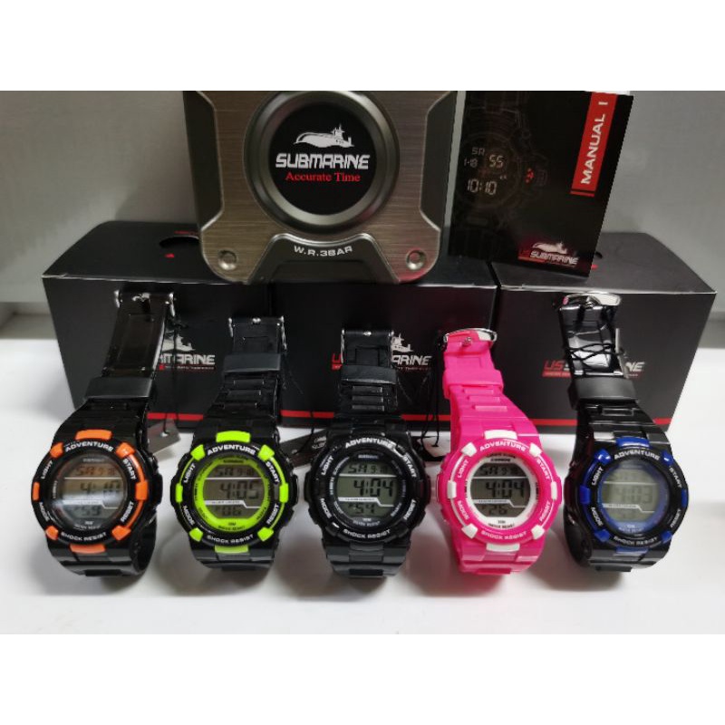 Us submarine TP 1322 L PS(D)Digital Sport Watch Lady Kids Watch
