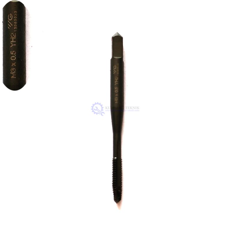 MESIN HAND TAP M3 x 0.5 MACHINE TAP M3 x 0.5 สําหรับ 5 BOLT THREADS