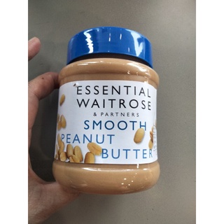 Essential Waitrose  Smooth Peanut Butter  เนยถั่ว ชนิด บดละเอียด เวทโทรส 340 กรัม