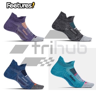 FEETURES Elite Light Cushion No Show - Unisex ถุงเท้าวิ่งมาราธอน น้ำหนักเบา