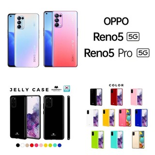 OPPO Reno 5 5G/Reno 5 Pro 5G MERCURY Goospery Jelly Case Premium TPU ฝาหลัง กันกระแทก แบรนด์เกาหลี (ของแท้100%)