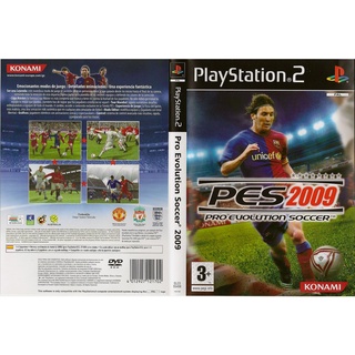 แผ่นเกมส์ PS2 PES Pro Evolution Soccer 2009   คุณภาพ ส่งไว (DVD)