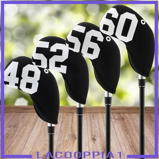 [Lacooppia1] ปลอกหุ้มหัวไม้กอล์ฟพร้อมปลอกหุ้มหัวไม้กอล์ฟ 4 ชิ้น