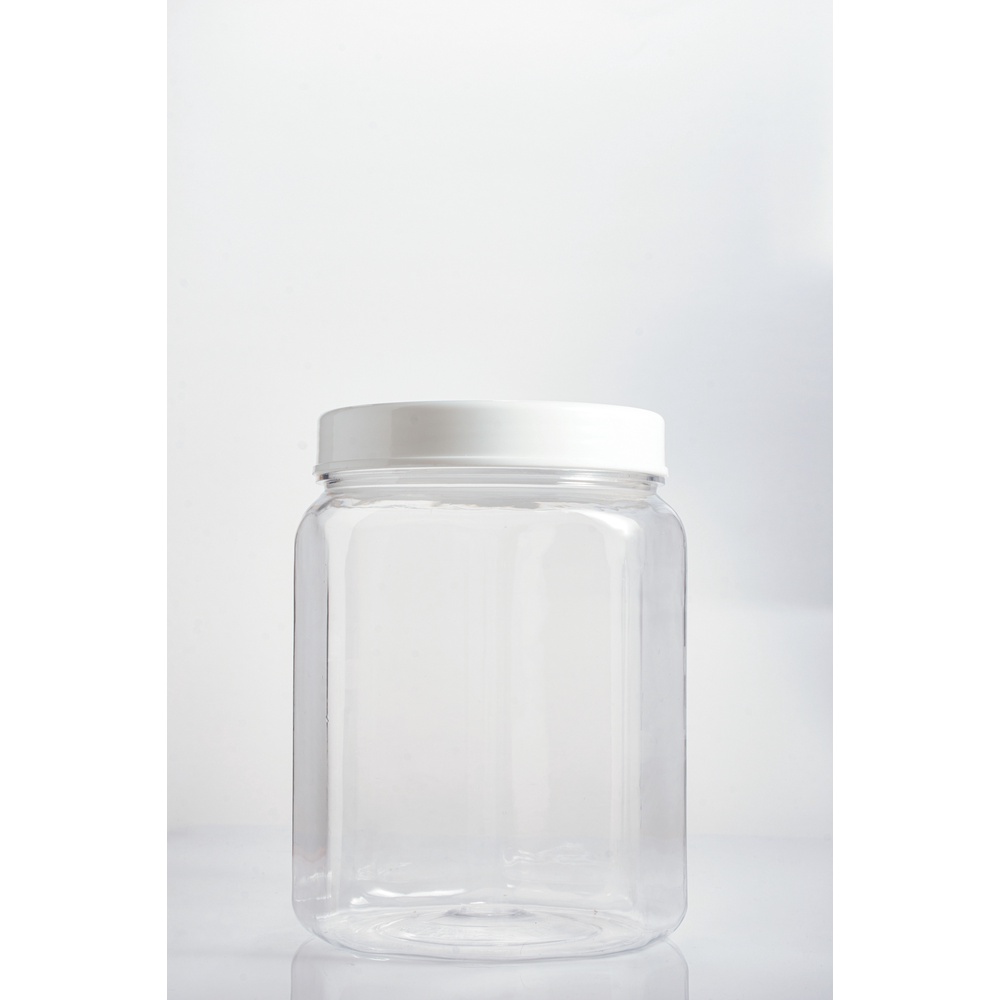 โหลพลาสติกใส PET ทรงแปดเหลี่ยม รหัส P4 ความจุ 1,600 ml - 1PC แพ็ก บรรจุ 6 ใบ - รูปที่ 2