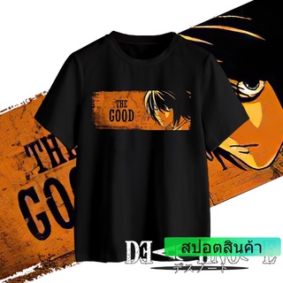 Death Note  เสื้อยืดป้ายการ์ตูนญี่ปุ่น Unisex