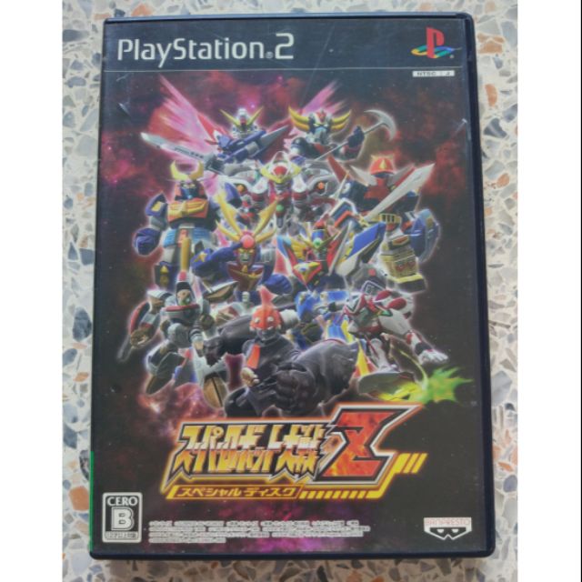 แผ่นเกมส์ PS2 แท้- SUPER ROBOT WARS Z SPECIAL DISC