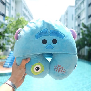 หมอนรองคอ มีฮู้ด Sulley Tsum Tsum ซัลลี่ ซูมซูม