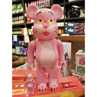 Bearbrick x Pink Panther 100%&amp;400%  โมเดล แบบริค Figure bearbrick