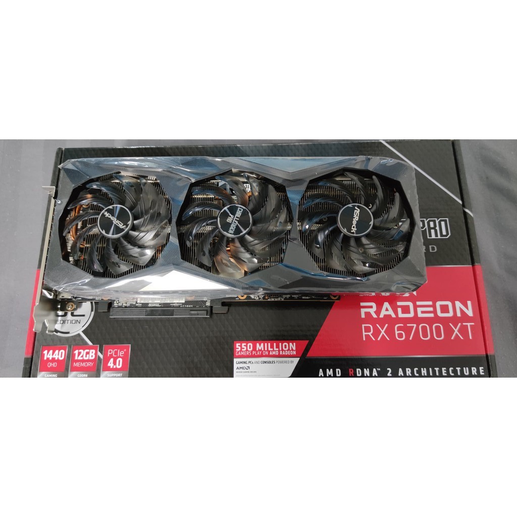 ASROCK RX 6700XT CHALLENGER PRO OC 12GB GDDR6 มือ 1 ประกัน Synnex 3 ปีเต็ม **มีสินค้าพร้อมส่ง**