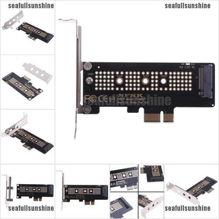 อะแดปเตอร์การ์ด nvme pcie m.2 ngff ssd to pcie x 1 to m.