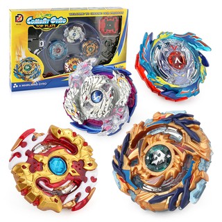 beyblade 4pcs set ปั่นด้านบน ตัวเรียกใช้ beyblade สนามกีฬา beyblade