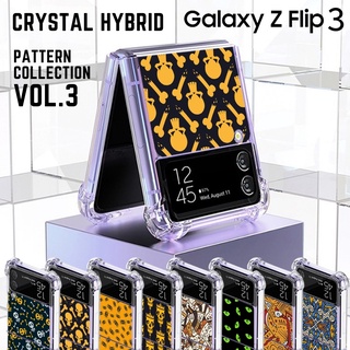 เคส Crystal Hybrid Case [ Pattern Collection Vol.3 ] สำหรับ Samsung Galaxy Z Flip 3