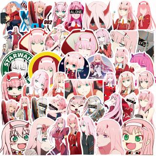 100Pcs/Set ❉ DARLING in the FRANXX Series B สติ๊กเกอร์ ❉ Anime DIY Fashion Mixed Waterproof Doodle Decals สติ๊กเกอร์