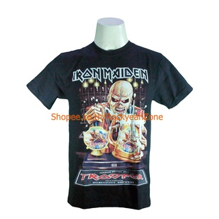 เสื้อวง IRON MAIDEN เสื้อไซส์ยุโรป ไอเอิร์นเมเดน ไอร่อน PTA1798 เสื้อยืดแฟชั่นวงดนตรี Rockyeah