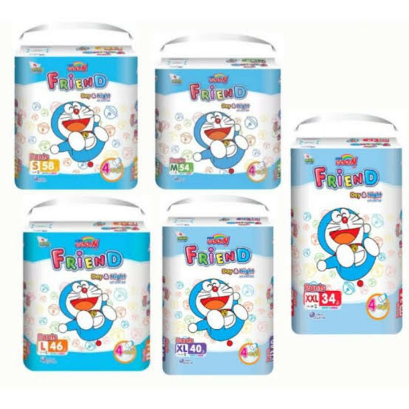 พร้อมส่ง！！ ✨ ลดราคา✨แพมเพิส  goon  friend แบบกางเกง