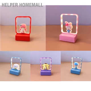 Helper Homemall โคมไฟข้างเตียง รูปอาหารเช้าน่ารัก ไม่มีกลิ่น สําหรับตกแต่งห้องนอน ของขวัญวันเกิด