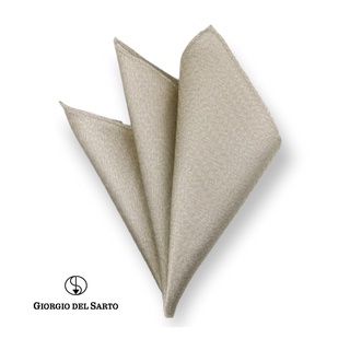 GIORGIO DEL SARTO Silk Pocket Square ผ้าเสียบสูทไหม 100%Silk