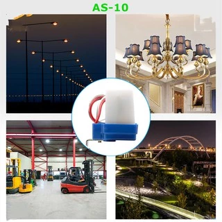 โฟโต้สวิทช์ ไฟบ้าน AC 220V 10A เปิดไฟอัตโนมัติตอนกลางคืน ปิดไฟอัตโนมัติไฟตอนเช้า รุ่น PhotoSwitch-AC