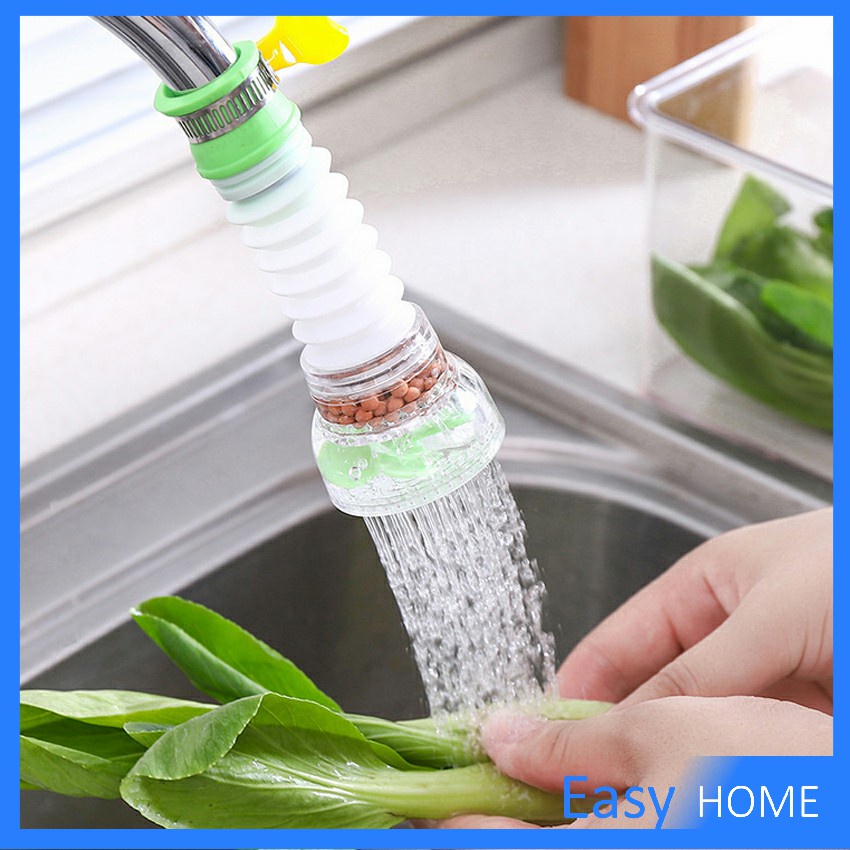Strainers 13 บาท หัวต่อกันน้ำกระเด็น ก๊อกต่อหมุนได้ 360 องศา  พร้อมส่งหัวต่อก๊อกน้ำ Faucet filter Home & Living