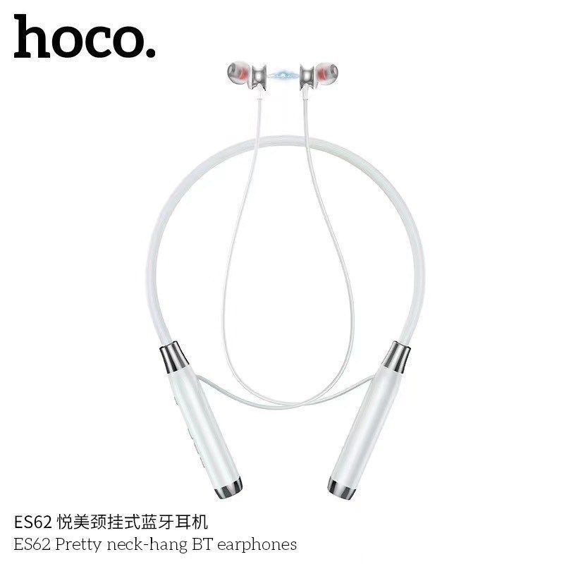 Hoco ES62 Wireless Earphones หูฟังไร้สาย หูฟังบลูทูธสำหรับออกกำลังกาย เสียบเมมได้