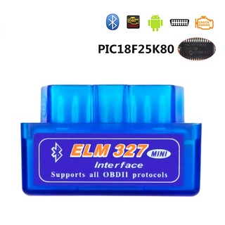 เครื่องสแกนเนอร์อ่านโค้ด บลูทูธ ELM327 v2.1 OBD ELM 327 สําหรับ Android