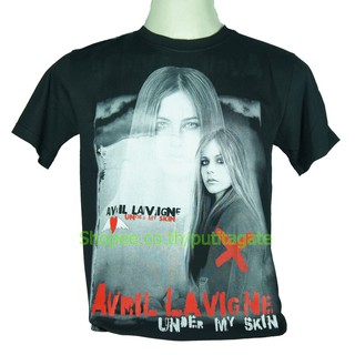 เสื้อวง Avril Lavigne เสื้อไซส์ยุโรป แอวริล ลาวีน PTA428 เสื้อวงดนตรีร็อค เดธเมทัล