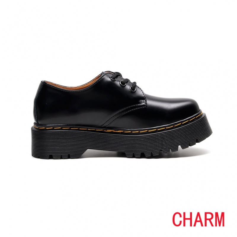 【คุณภาพสูง 100%】Dr.martens ผู้หญิงหนาแต่เพียงผู้เดียวรองเท้า Hardshell รุ่นมาร์ตินรองเท้า ราคา ถูกที่สุด ดีลบีเคเค แกลเลอรีภาพที่ 3