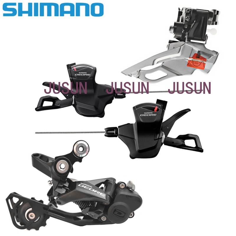 Shimano Deore M6000 Derailleurs Group ประกอบด้วย SL-M6000 FD-M611 RD-M6000 3x10s Shifter Levers สับจ