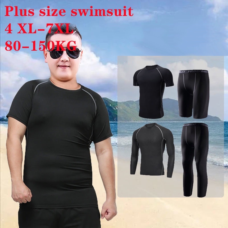 ชุดว่ายน้ํา ชุดกีฬา พลัสไซซ์ 5XL 6XL 7XL สําหรับผู้ชาย – โปรปัง