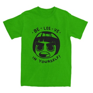 เสื้อยืด พิมพ์ลายการ์ตูนนารูโตะ Rock Lee Bandai สําหรับผู้ชาย