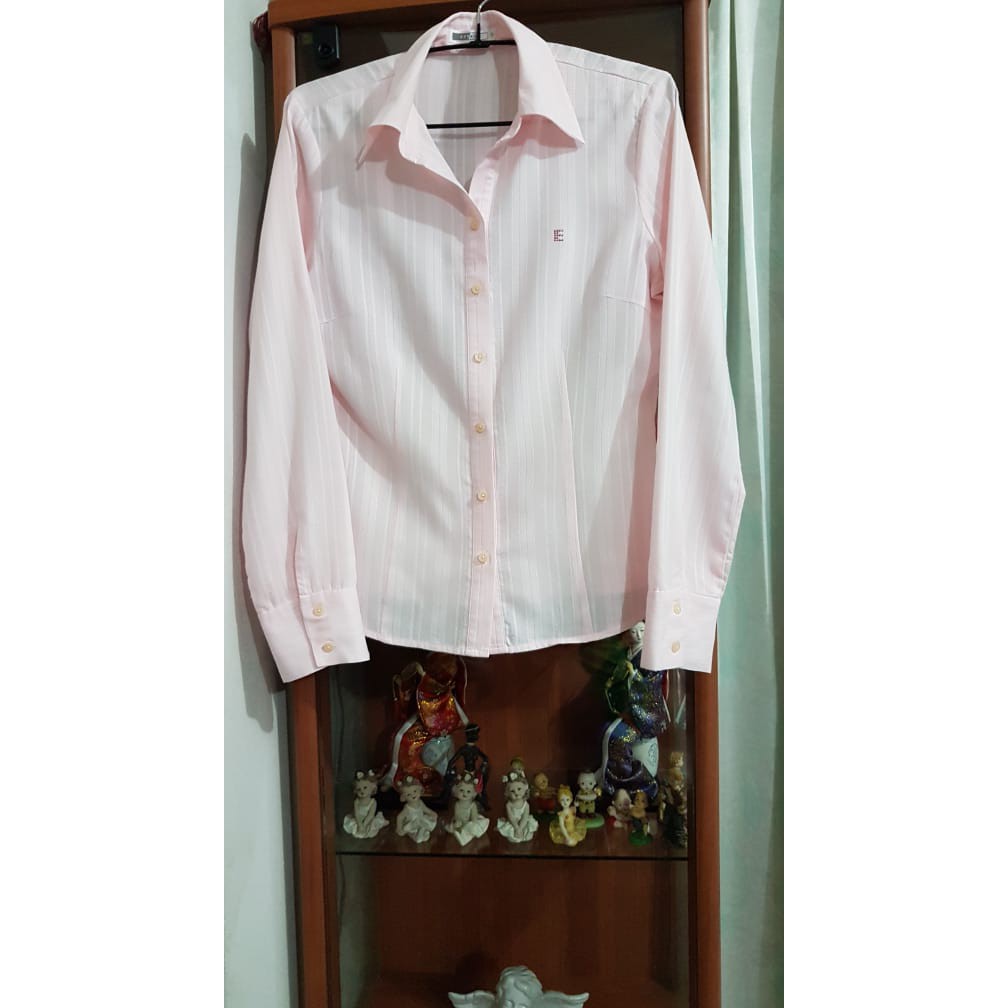 "ESPADA"Brand เสื้อเชิ๊ตผู้หญิงทำงาน สีชมพู