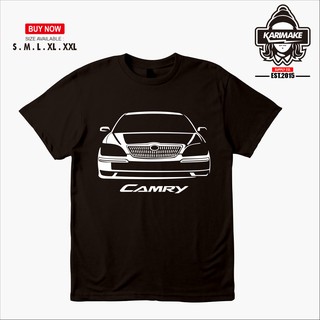 เสื้อยืด พิมพ์ลายรถยนต์ Toyota Camry XV30สามารถปรับแต่งได้