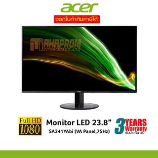 จอมอนิเตอร์ Acer LED 23.8” SA241YAbi (VA, 75Hz) UM.QS1ST.A01 ของใหม่ ประกัน 3ปี.