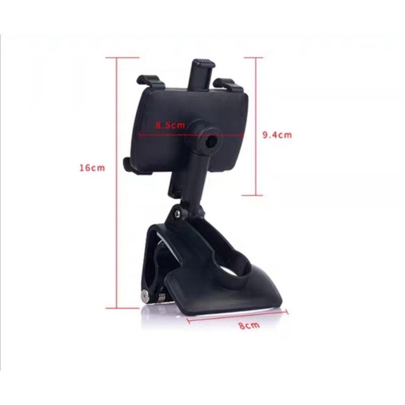 YB-20 ที่ยึดมือถือในรถ ไม่กลัวแดด แถมที่ไข สามารถติดตรงคอนโซน/ตรงกระจก/ตรงบังแดด ขาจับเอนกประสงค์ปรับได้หมุนได้360องศา - รูปที่ 6