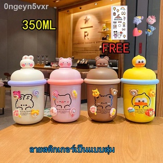 ◑☑สแตนเลส 316 กระบอกน้ำ แสตนเลสแท้อย่างดี พร้อมส่ง กระบอกน้ำเด็ก  ขวดน้ำเก็บความร้อน - เย็น ขนาด 350ML