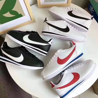 Nike Cortez รองเท้าผ้าใบ หนัง สไตล์คลาสสิก สําหรับผู้ชาย ผู้หญิง เหมาะกับการเล่นกีฬา #838