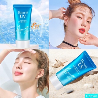 Biore UV ครีมกันแดด SPF 50+ สําหรับครีมทาหน้า ป้องกันผิวกาย กันเหงื่อ