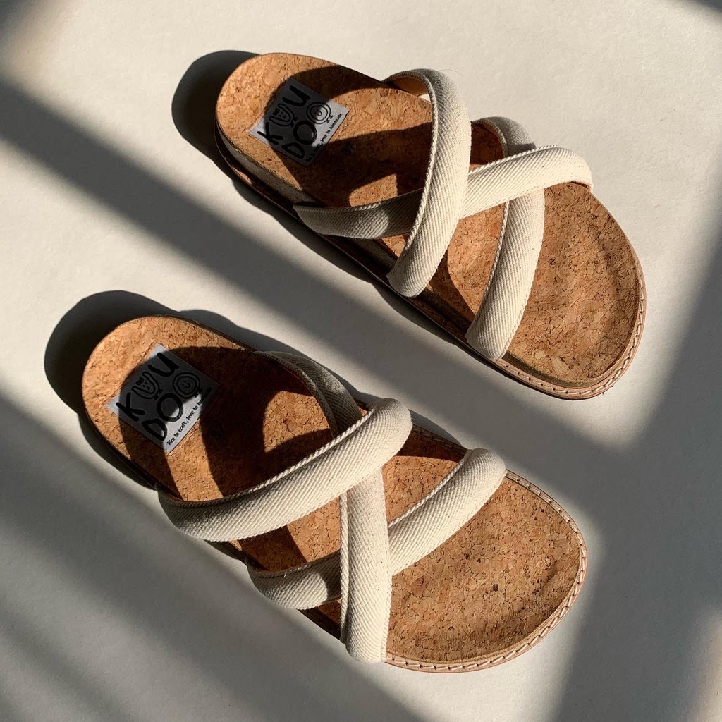 Preorder-Calio Slipper-รองเท้าแตะพื้นไม้ Cork