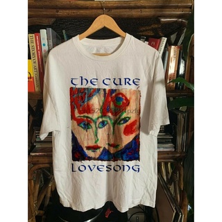 [COD]พร้อมส่ง เสื้อยืดแขนสั้น คอกลม ผ้าฝ้าย 100% พิมพ์ลาย The Cure Lovesong หลากสี แฟชั่นฤดูร้อน สําหรับผู้ชายS-5XL