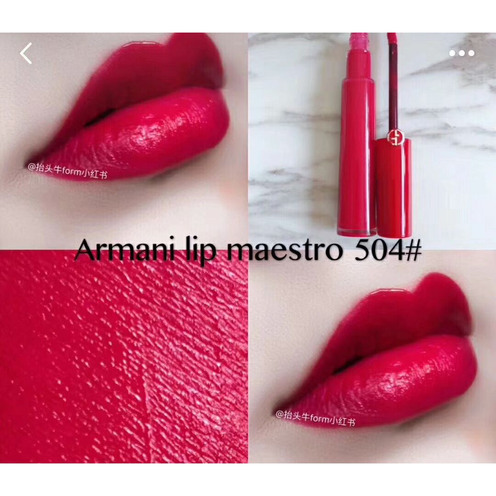 armani lip maestro 504 # | Shopee Thailand