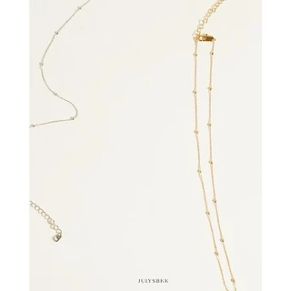 Julys - polka dot necklace (เฉพาะสร้อยคอ ไม่รวมชาร์ม)