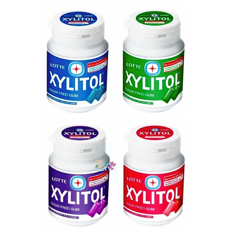 Lotte XYLITOL หมากฝรั่งลอตเต้ กระปุกขนาด 52.2 กรัม